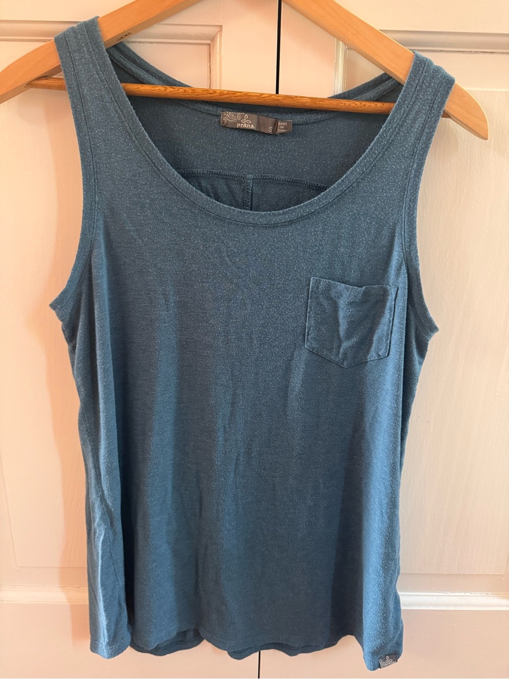 Prana Women's Dusty Blue Pocket Tank Top